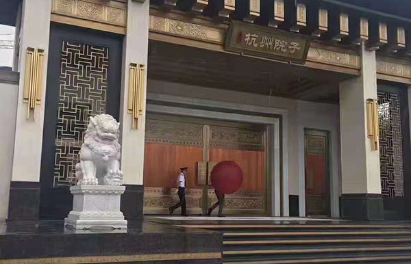 房地產(chǎn)銅門，小區(qū)銅門，售樓部銅門