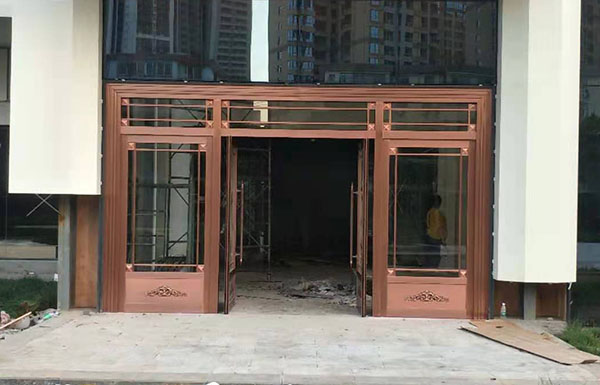 咸陽研究設(shè)計(jì)院復(fù)合銅地彈簧門，自動門